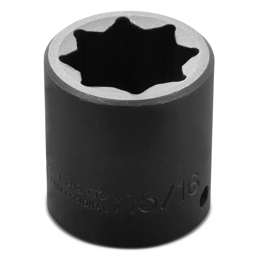 Proto® 1/2" Drive Impact Socket 15/16" - 8 Point 1/ea