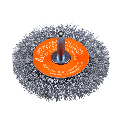 BLACK+DECKER 3" Crimped Wire Wheel, Coarse, 1/4" Shank