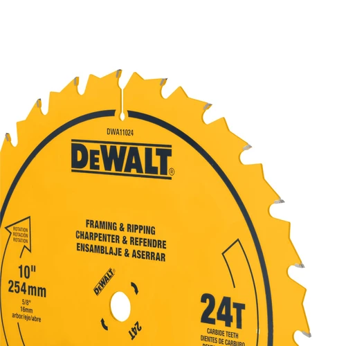 DEWALT 10 IN 24T SAW BLADE