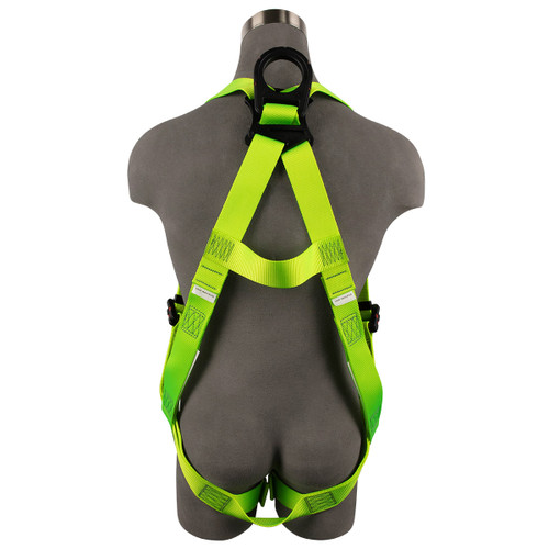 SAFEWAZE PRO+ Arc Flash Dielectric Harness with Pass through Dielectric on Chest and Quick-Connect Legs: 2XL