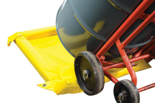 4' x 4' x 4", 40 Gallon Spill Capacity, Maintenance Spill Berm, Yellow - 28406