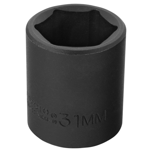 Proto® 1/2" Drive Impact Socket 31 mm - 6 Point 1/ea