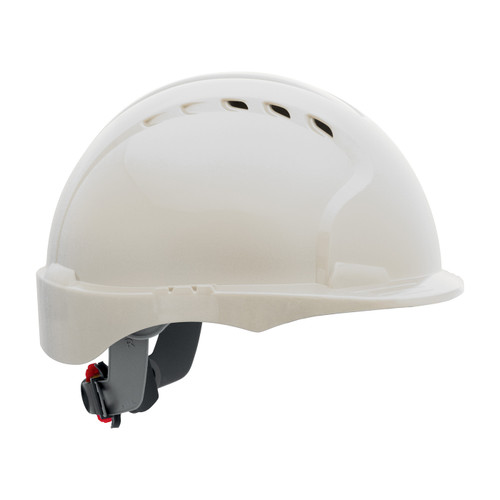 Evolution® Deluxe 6151 280-EV6151SV  Hard Hats, Size OS, White