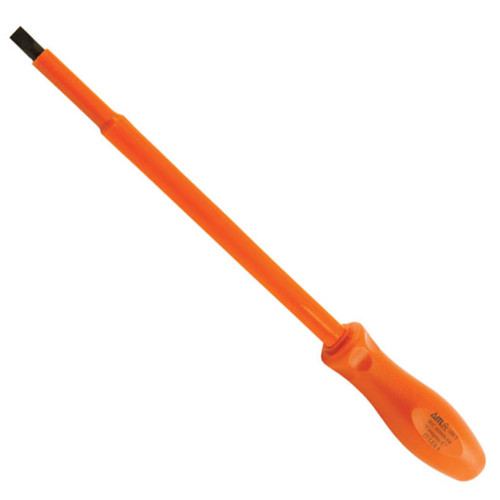 Jameson 1000V Insulated Electrician Screwdriver, 3/16" x 6"  (P/N JT-SD-01877)