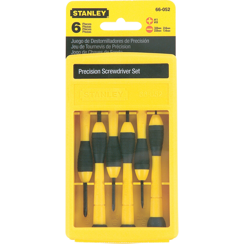 STANLEY® PRECISION SCREWDRIVER SET - 6 PIECE