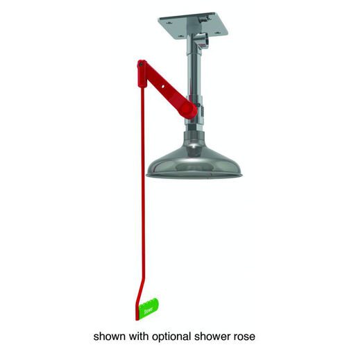 Ceiling Mount, Hughes Drench Shower, Galvanized Pipe - 23GV
