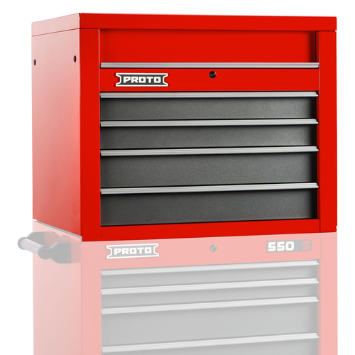 PROTO Top Chest 34 In 4 Dwr Red/Grey