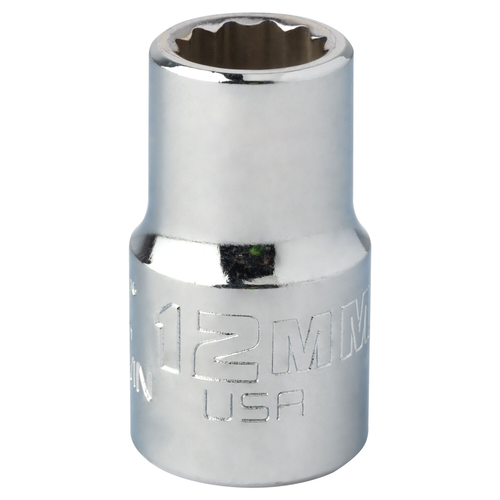 PROTO 1/2In Dr Mm Inter Skt 12Mm - 12 Pt