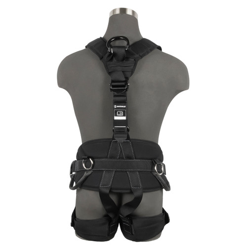 SafeWaze Wind & Tower Harness: 5D, QC Legs  (L/XL)