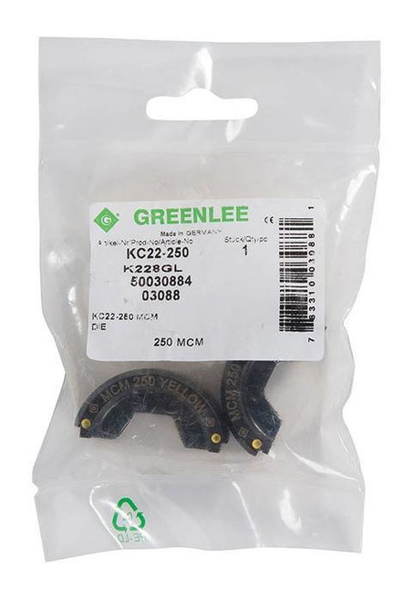 GREENLEE Die, 250 MCM (KC22)