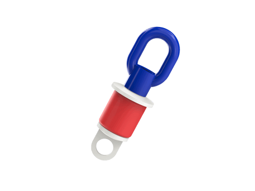 CAL AM KWIKIE PLUGS KWIKIE SOLID STEM EXPANDABLE PLUG 1", LOOP NUT 50/CS