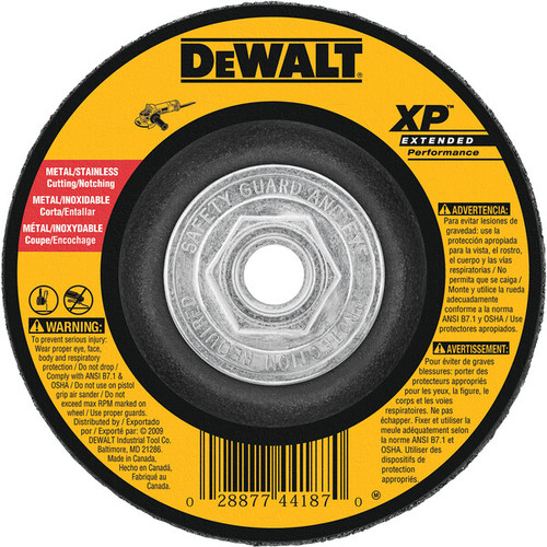 DEWALT 5-Inch By 1/8-Inch By 5/8-Inch-11 Xp Grinding Wheel