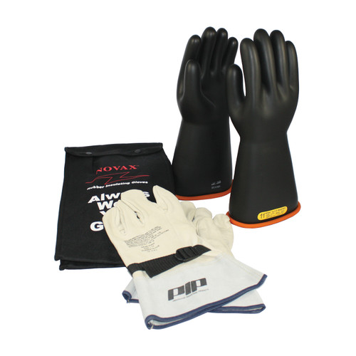 NOVAX® 155-SK-2  Insulating Glove Kit, Size 12, Black