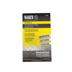 Klein Wire Markers-Household Electrical Panel
