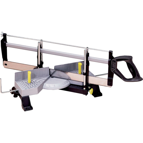 STANLEY®  ADJUSTABLE ANGLE CLAMPING MITRE BOX 22"