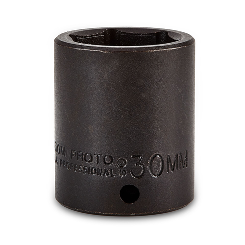 Proto® 1/2" Drive Impact Socket 30 mm - 6 Point 1/ea