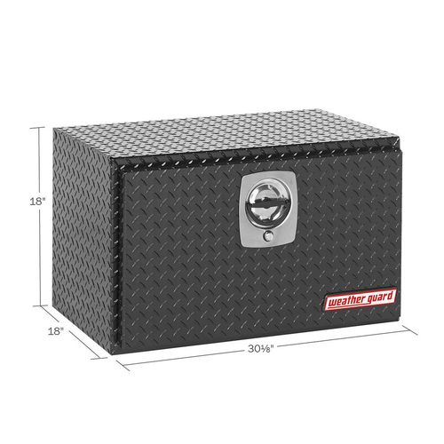 30" Standard Underbed - Alum, Gloss Black Finish