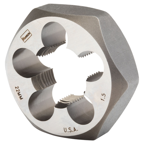 IRWIN DIE 22MM-1.5 1 13/16 SH