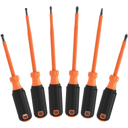 Screwdriver Set, 1000V Insulated, 6-Piece