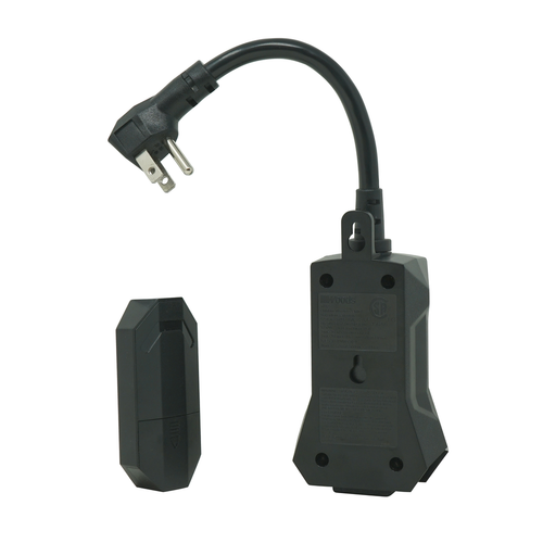 Woods OUTDOOR WIRELESS REMOTE CONTROL, 1 GROUNDED OUTLET 6/BX