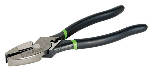 GREENLEE 9" Dipped Grip Crimping Pliers