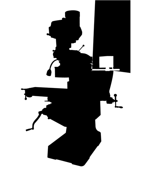 ETM-949 Mill with 3-Axis Newall DP700 (Quill) DRO and X-Axis JET Powerfeed and USA Made Air Draw Bar