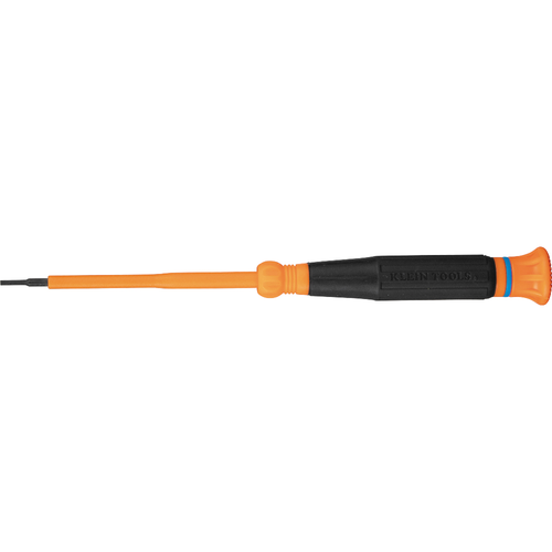 Insulated Precision Screwdriver, 1/16-Inch Slotted, 3-Inch Shank