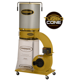 POWERMATIC PM1300TX-CK Dust Collector, 1.75HP 1PH 115/230V, 2-Micron Canister Kit