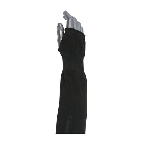 Kut Gard® 15-2BKSTO  Cut Resistant Sleeve, Size 14", Black, ANSI A2