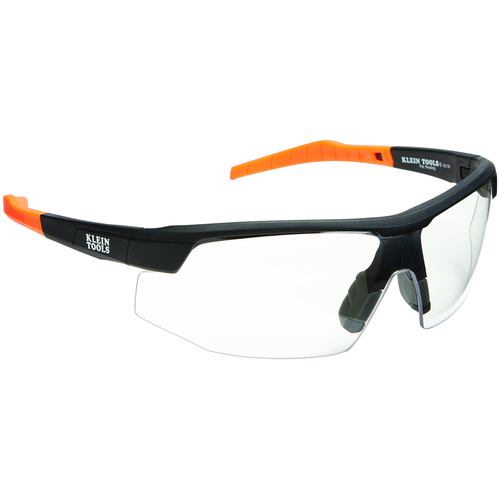 Klein Standard Safety Glasses, Clear Lens