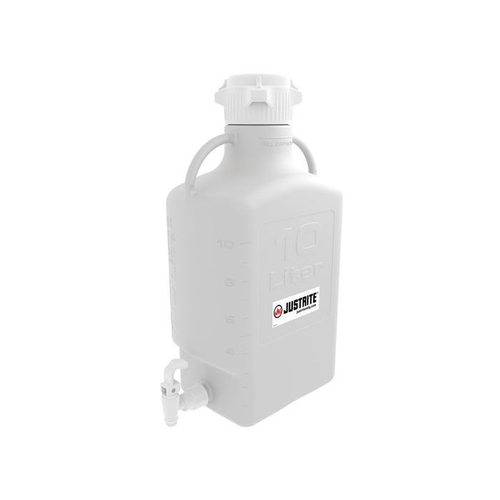 10 Liter HDPE Carboy With Spigot, 83mm Cap - 12915
