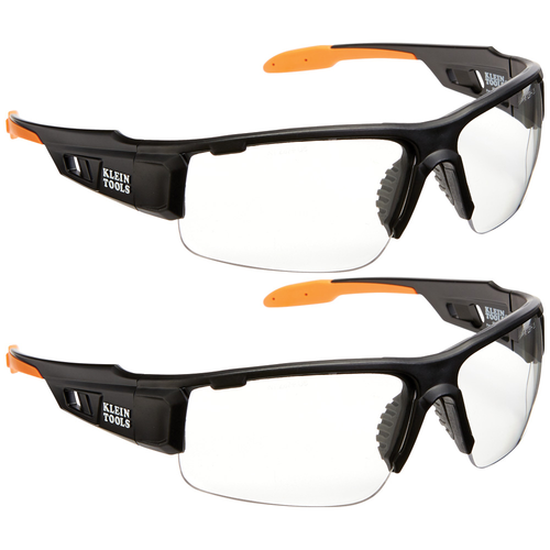 Klein PRO Safety Glasses, Wide Lens, 2-Pack