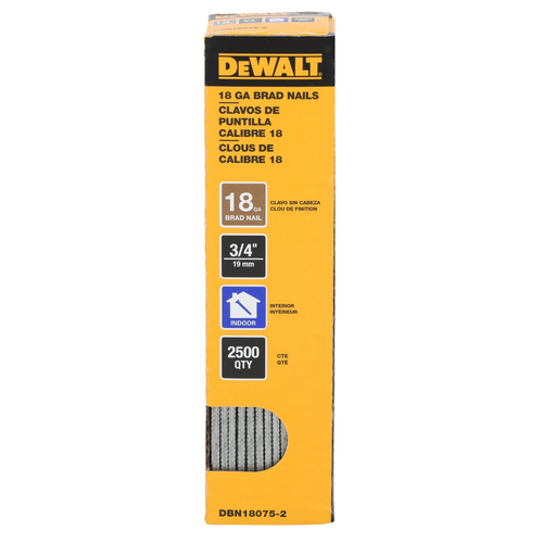 SHELL 18GA 3/4IN BRAD 2.5K