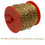CLOCK CHAIN,82' #5 HOBBY,BRASS PLATED