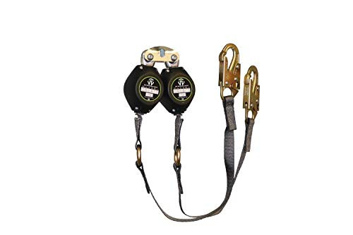 SafeWaze Latitude HD 9' Dual Web SRL: FS-EX313, Carabiner, Snap Hooks