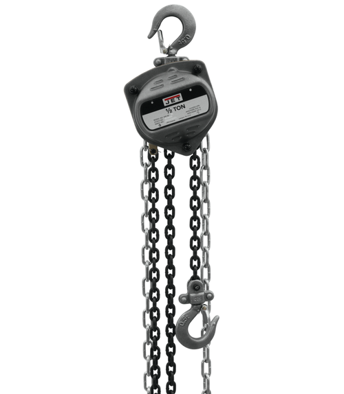S90-050-10, 1/2-Ton Hand Chain Hoist With 10' Lift