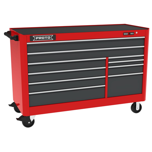 WRKSTATION 66 IN 10 DWR RED/GREY