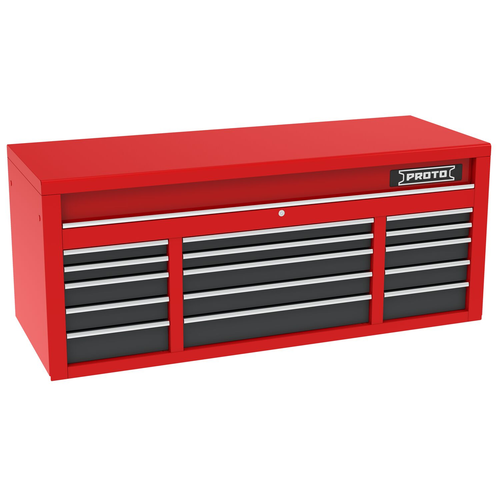 TOP CHEST 67 IN 10 DWR RED/GRAY