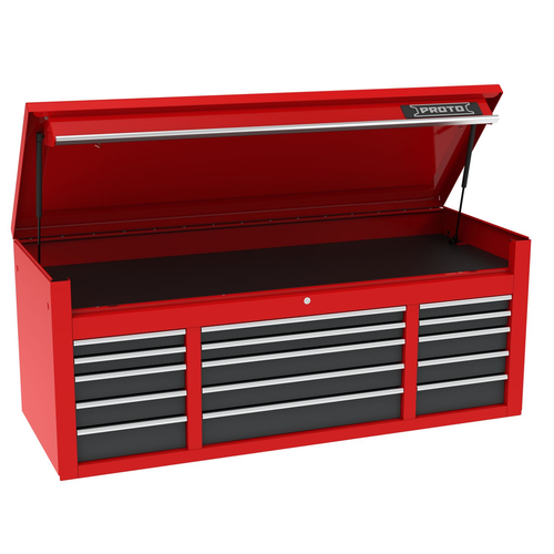 TOP CHEST 67 IN 10 DWR RED/GRAY