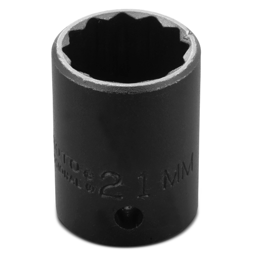 Proto® 1/2" Drive Thin Wall Impact Socket 21 mm - 12 Point 1/ea