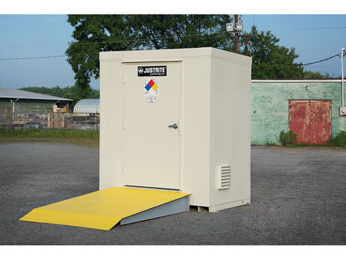 4- 16 Drum (105- 506 Cu Ft), Steel Loading Ramp for Outdoor Safety Lockers - 915003