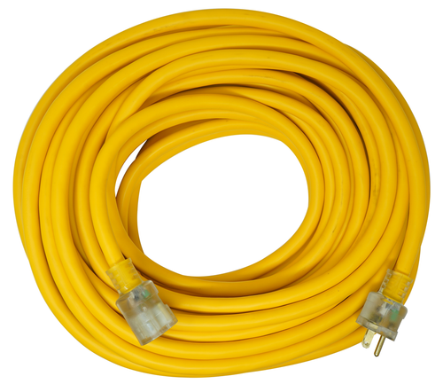 Southwire 100ft 10/3 SJEOOW Polar/Solar® Standard Extension Cord (Yellow) 3/BX