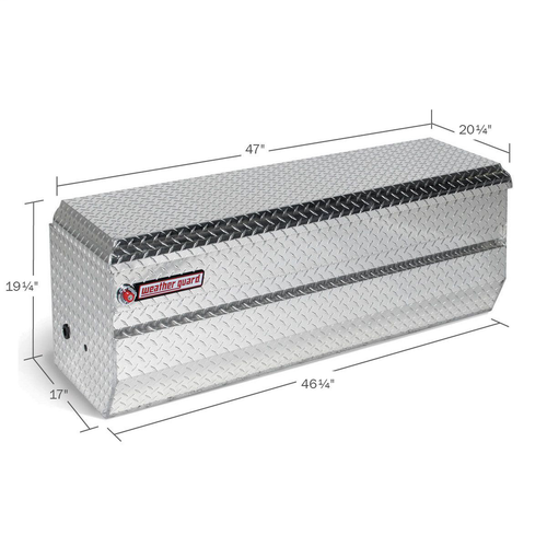 Weather Guard 47" Chest - Alum, Clear Finish
