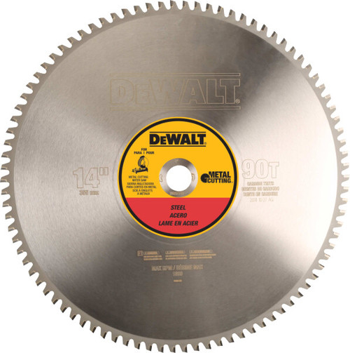 DEWALT 90 Teeth Light Gauge Ferrous Metal Cutting 1-Inch Arbor, 14-Inch