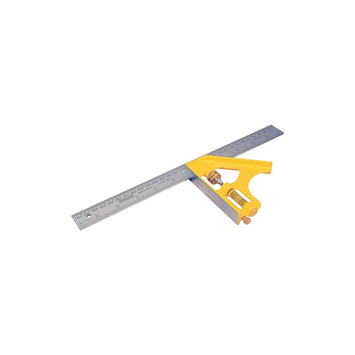 STANLEY® PREMIUM DIE-CAST HANDLE COMBINATION SQUARE - 12"/30CM