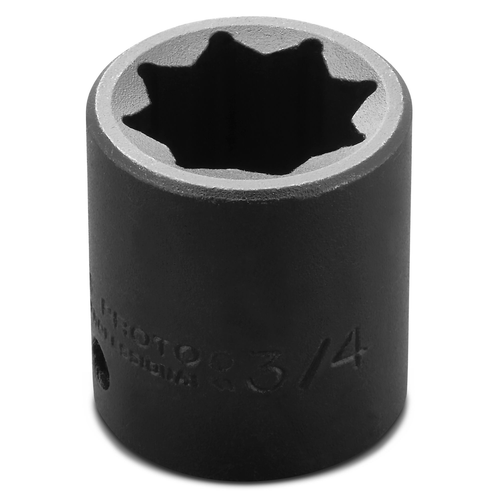 Proto® 1/2" Drive Impact Socket 3/4" - 8 Point 1/ea