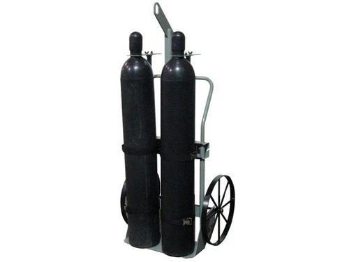 Double Cylinder Hand Truck With Hoist Ring, 20" Steel Wheels - 35018