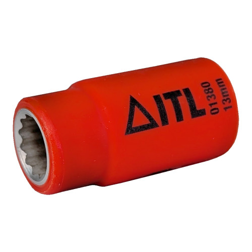 Jameson 1000V Insulated Socket, 1/2" drive x 13mm