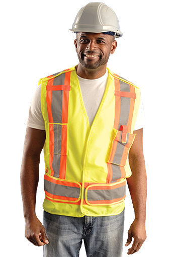 Occunomix Classic Mesh Two-Tone Expandable Break-Away Vest 1/EA