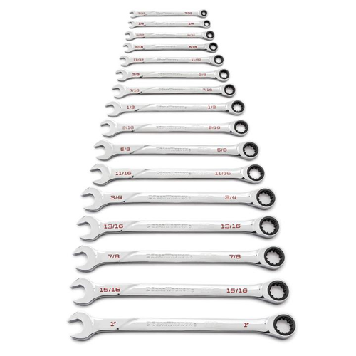 SET WR RAT COMB 120XP SAE 16PC